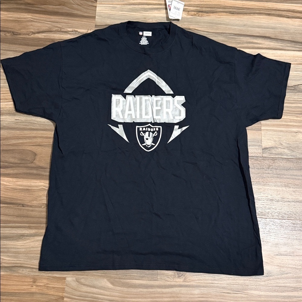 NFL Team Apparel Men’s Sz. 2XL Las Vegas Raiders Graphic T-Shirt Black